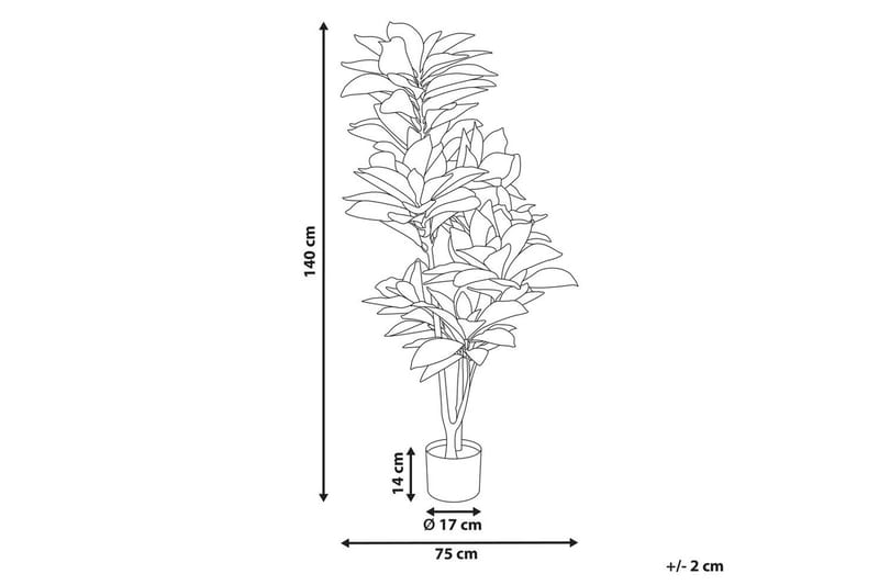 Konstgjord växt Codiaeum - Utemöbler - Balkong - Balkongodling - Balkongblommor