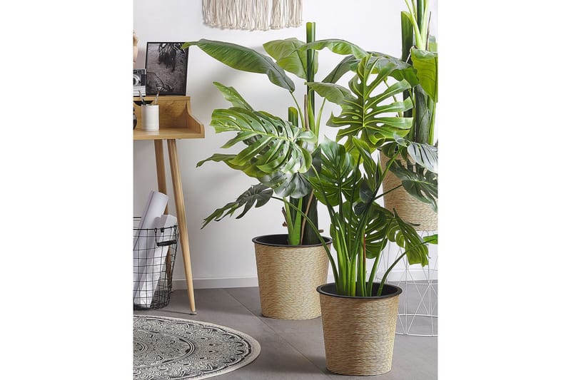 Konstgjord växt Monstera Plant 12x12x113 cm - 12x12x113 cm - Utemöbler - Balkong - Balkongodling - Balkongblommor