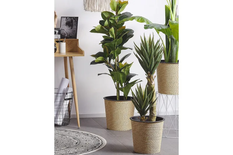 Konstgjord växt Yucca 16x16x90 cm - 16x16x90 cm - Utemöbler - Balkong - Balkongodling - Balkongblommor