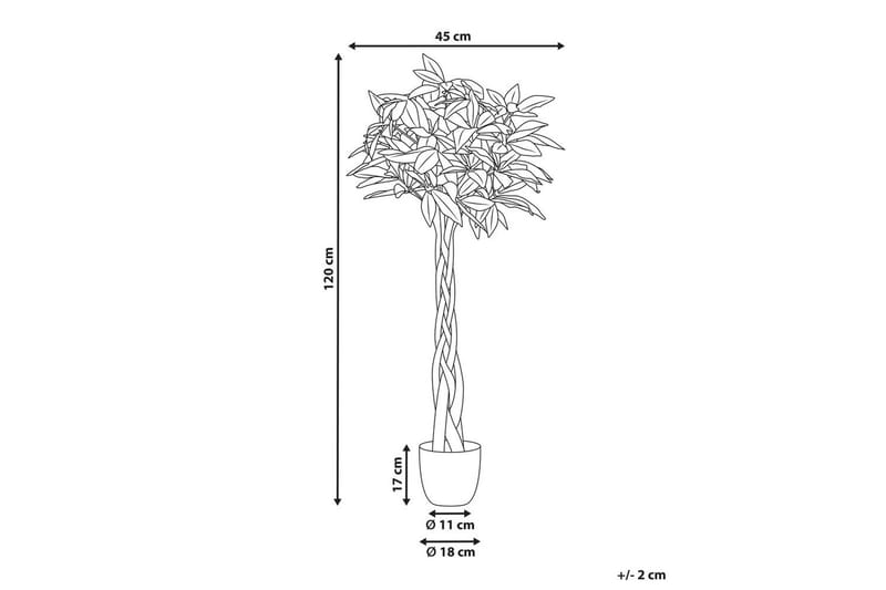 Konstgjord växt Pachira Tree - Utemöbler - Balkong - Balkongodling - Balkongblommor