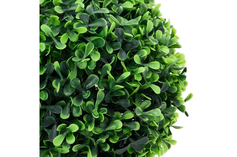 Konstväxt buxbom 2 st bollformad med kruka 27cm grön - Grön - Balkongblommor - Konstgjorda växter & plastväxter