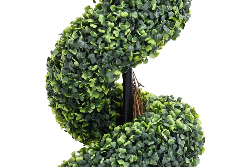 Konstväxt buxbomar spiral med kruka 117 cm grön - Grön - Balkongblommor - Konstgjorda växter & plastväxter