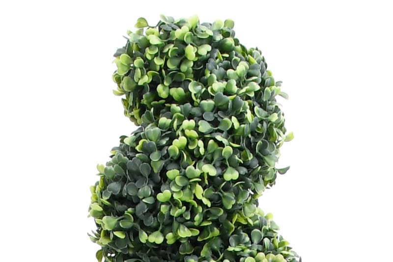 Konstväxt buxbomar spiral med kruka 89 cm grön - Grön - Utemöbler - Balkong - Balkongodling - Balkongblommor
