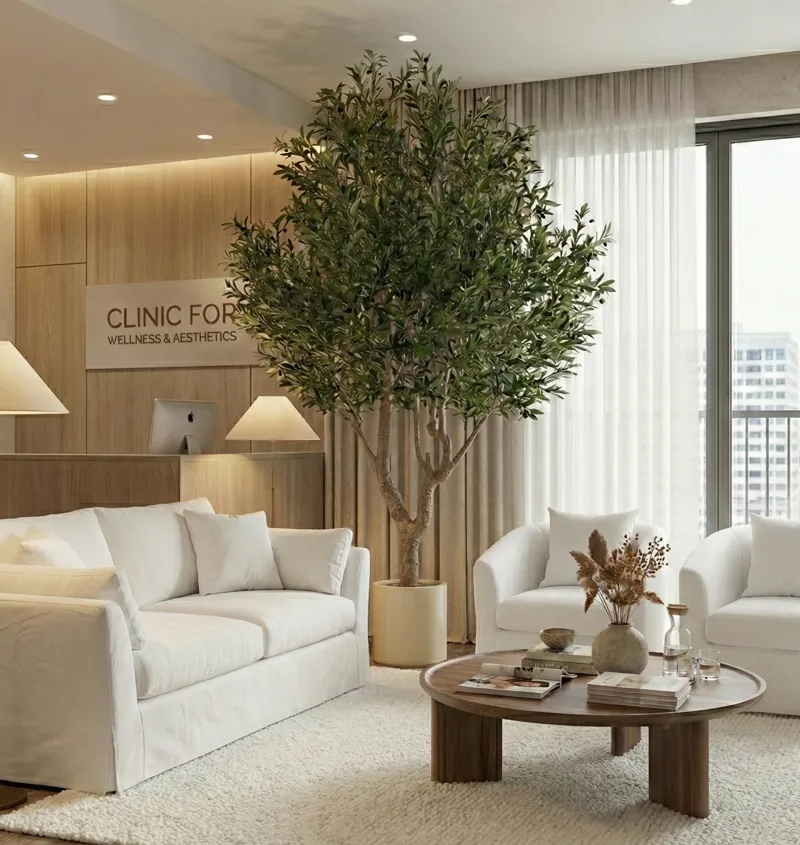 Stort konstgjort olivträd | 250 cm, undefined