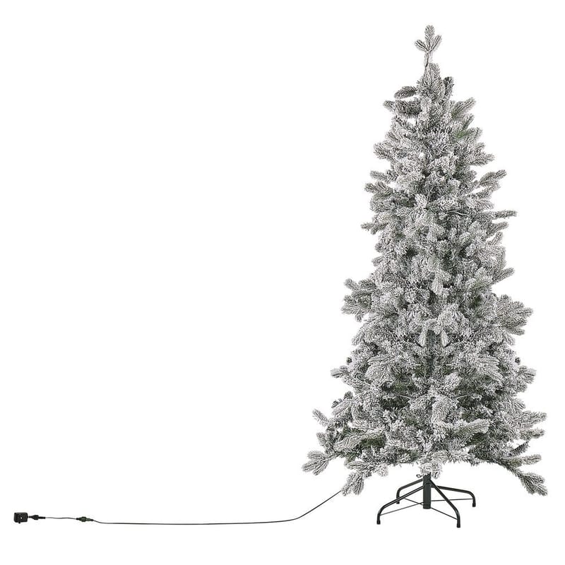 Tatlow Snöig Plastgran 180 cm med Belysning - Grön/Vit - Inredning - Julpynt & helgdekoration - Julpynt & juldekoration - Plastgran