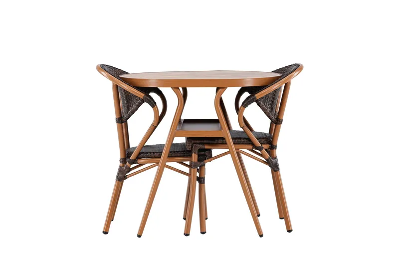 Abrantes Balkonggrupp 2-sits, Brun