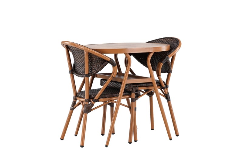 Abrantes Balkonggrupp 2-sits - Brun - Utemöbler - Balkong - Balkongmöbler - Balkonggrupp & balkongset