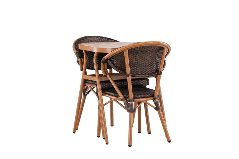 Abrantes Balkonggrupp 2-sits - Brun - Utemöbler - Balkong - Balkongmöbler - Balkonggrupp & balkongset