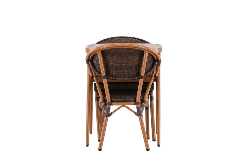 Abrantes Balkonggrupp 2-sits - Brun - Utemöbler - Balkong - Balkongmöbler - Balkonggrupp & balkongset