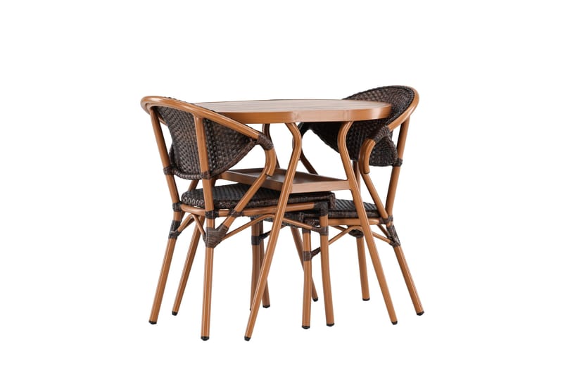 Abrantes Balkonggrupp 2-sits - Brun - Utemöbler - Balkong - Balkongmöbler - Balkonggrupp & balkongset