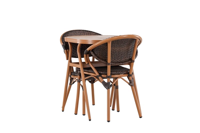 Abrantes Balkonggrupp 2-sits - Brun - Utemöbler - Balkong - Balkongmöbler - Balkonggrupp & balkongset