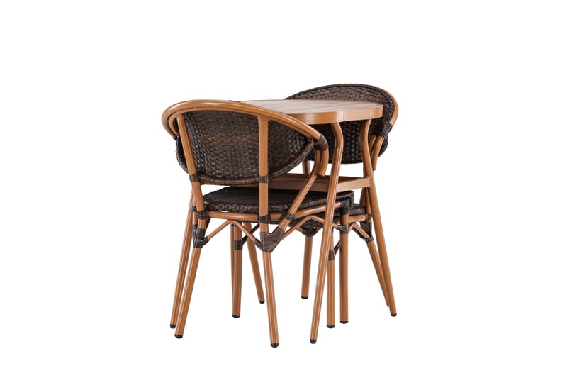 Abrantes Balkonggrupp 2-sits - Brun - Utemöbler - Balkong - Balkongmöbler - Balkonggrupp & balkongset