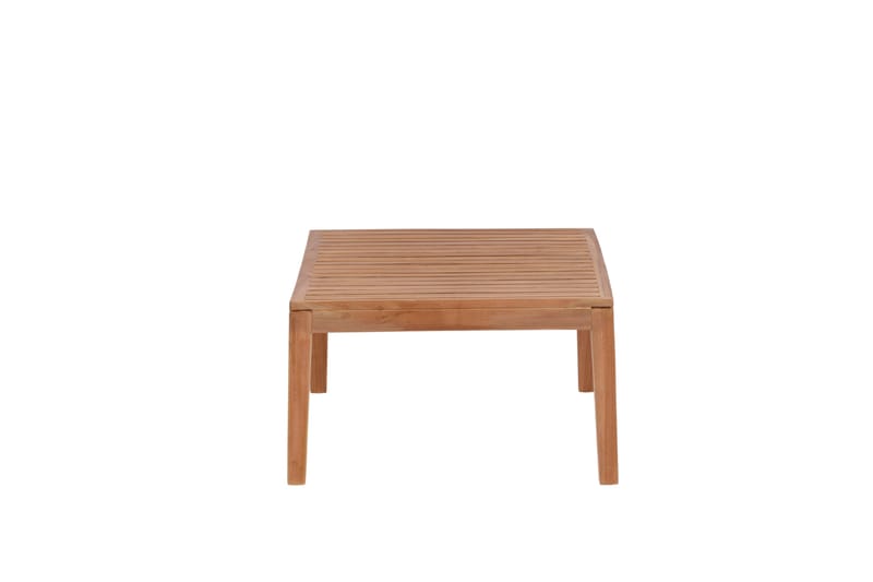 Amlan Soffbord och Loungebord Utomhus 110 cm Teak Trä - Brun - Utemöbler - Balkong - Balkongmöbler - Balkongbord