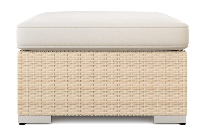 Bahamas Divanmodul - Loungebord utomhus 75x75 cm till soffor - Beige - Utemöbler - Balkong - Balkongmöbler - Balkongbord