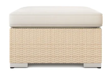 Bahamas Divanmodul - Loungebord utomhus 75x75 cm till soffor - Beige - Utemöbler - Balkong - Balkongmöbler - Balkongbord