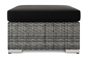 Bahamas Divanmodul - Loungebord utomhus 75x75 cm till soffor - Grå - Utemöbler - Balkong - Balkongmöbler - Balkongbord