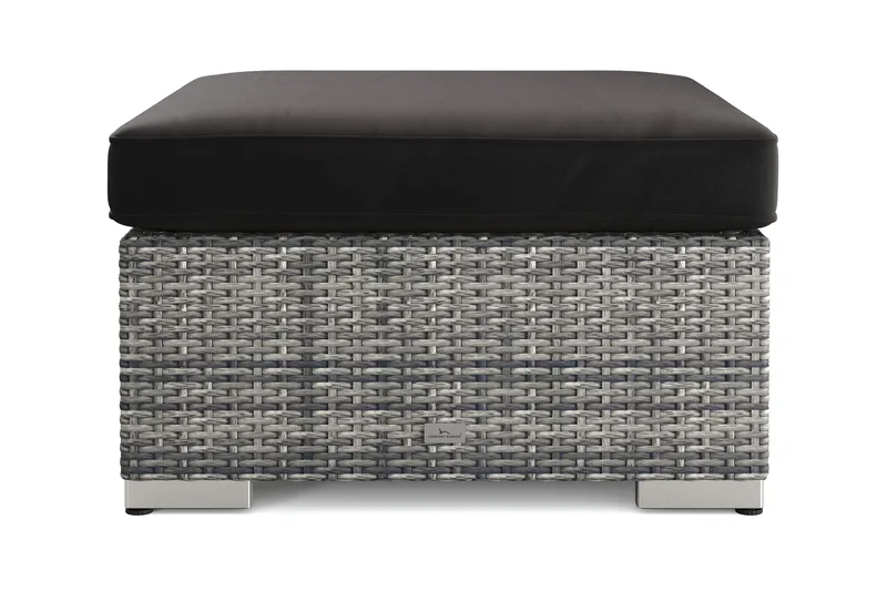 Bahamas Divanmodul - Loungebord utomhus 75x75 cm till soffor - Grå - Utemöbler - Balkong - Balkongmöbler - Balkongbord