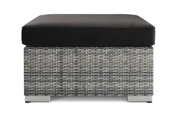 Bahamas Divanmodul - Loungebord utomhus 75x75 cm till soffor - Grå - Utemöbler - Balkong - Balkongmöbler - Balkongbord