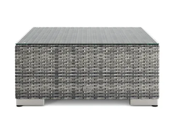 Bahamas Divanmodul - Loungebord utomhus 75x75 cm till soffor - Grå - Utemöbler - Balkong - Balkongmöbler - Balkongbord