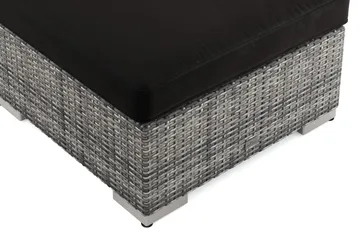 Bahamas Divanmodul - Loungebord utomhus 75x75 cm till soffor - Grå - Utemöbler - Balkong - Balkongmöbler - Balkongbord