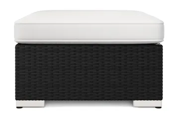 Bahamas Divanmodul - Loungebord utomhus 75x75 cm till soffor - Svart - Utemöbler - Balkong - Balkongmöbler - Balkongbord