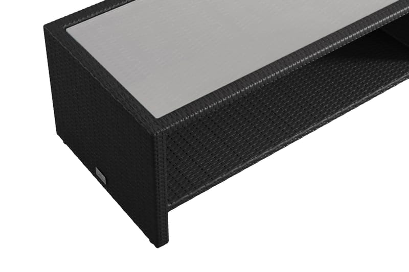 Bahamas Loungbord och Soffbord med hylla Utomhus 113 cm Kons - Utemöbler - Balkong - Balkongmöbler - Balkongbord