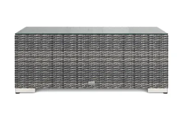 Bahamas Soffbord Utomhus 113x58 cm Konstrotting - Grå - Utemöbler - Balkong - Balkongmöbler - Balkongbord