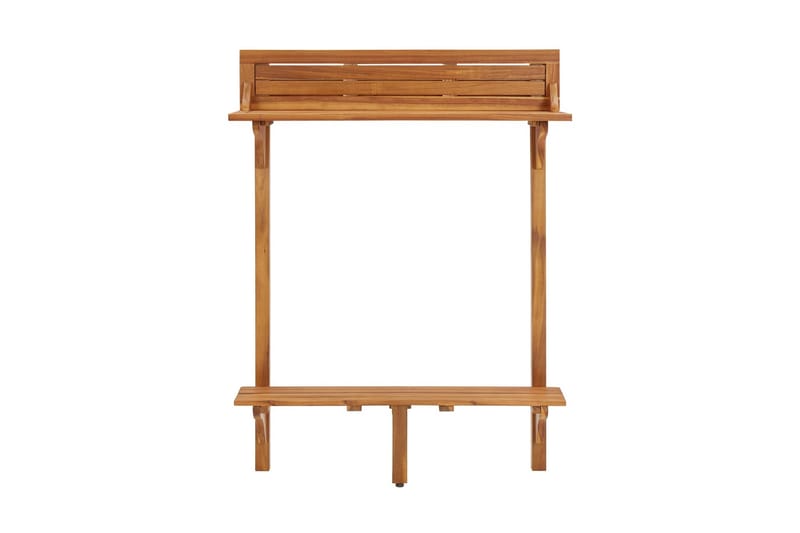 Balkongbord 90x37x122,5 cm massivt akaciaträ - Brun - Utemöbler - Balkong - Balkongmöbler - Balkongbord - Balkongbord hängande