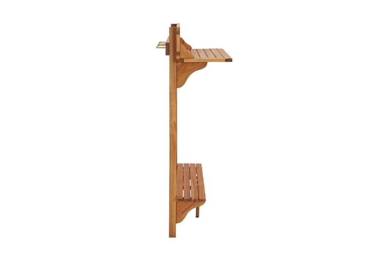 Balkongbord 90x37x122,5 cm massivt akaciaträ - Brun - Utemöbler - Balkong - Balkongmöbler - Balkongbord - Balkongbord hängande