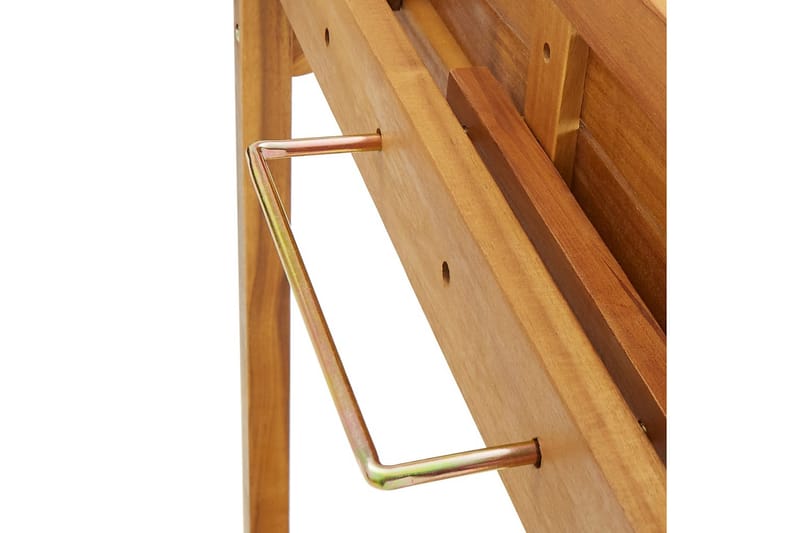 Balkongbord 90x37x122,5 cm massivt akaciaträ - Brun - Utemöbler - Balkong - Balkongmöbler - Balkongbord - Balkongbord hängande