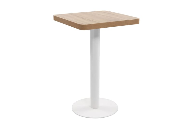 Bistrobord och Cafébord Utomhus 50 cm Trä - Ljusbrun - Utemöbler - Balkong - Balkongmöbler - Balkongbord