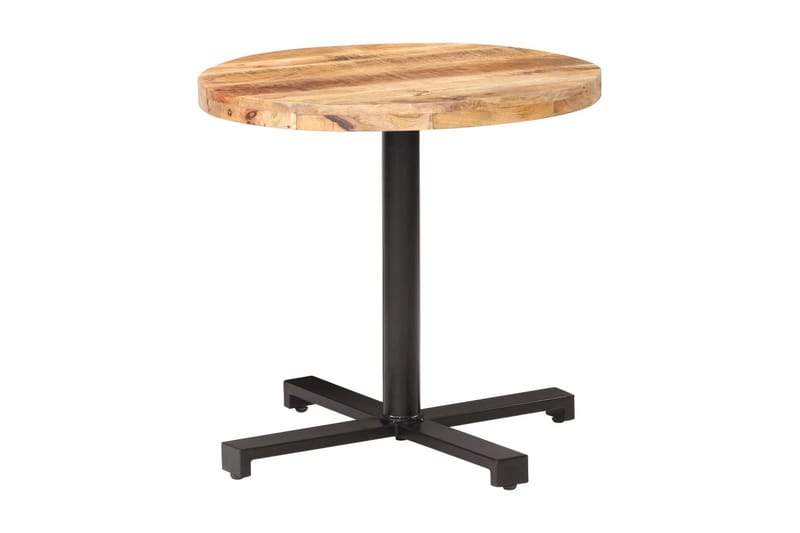 Cafébord runt 80x75 cm grovt mangoträ - Brun - Möbler - Bord & matgrupper - Barbord & ståbord