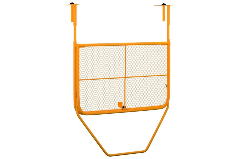 Hängande Balkongbord och Utebord 60 cm Stål - Gul - Utemöbler - Balkong - Balkongmöbler - Balkongbord