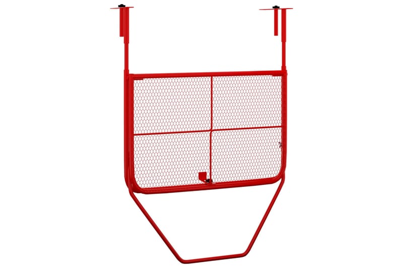 Hängande Balkongbord och Utebord 60 cm Stål - Röd - Utemöbler - Balkong - Balkongmöbler - Balkongbord