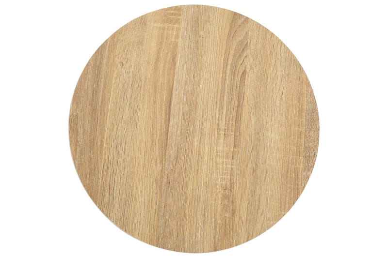 Runt Bistrobord och Cafébord Utomhus 40 cm Trä - Brun - Utemöbler - Balkong - Balkongmöbler - Balkongbord