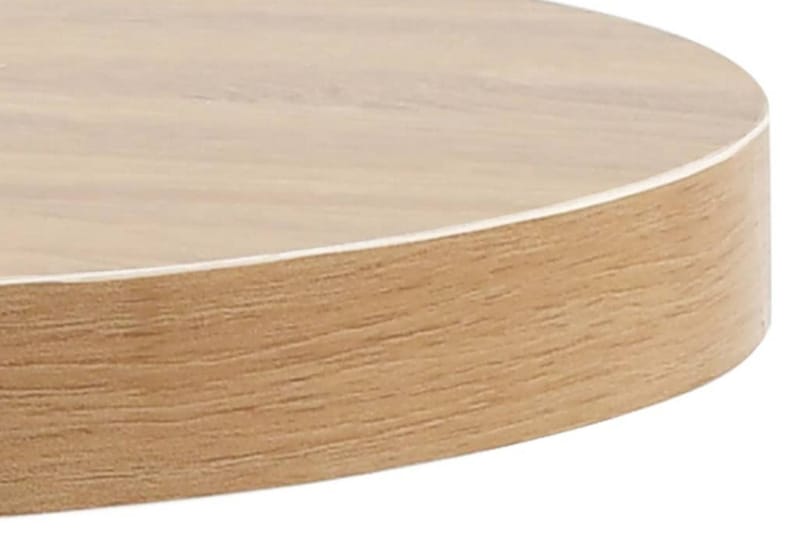 Runt Bistrobord och Cafébord Utomhus 40 cm Trä - Brun - Utemöbler - Balkong - Balkongmöbler - Balkongbord