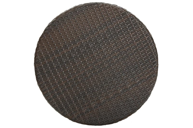 Trädgårdsbord och Utebord 75,5 cm Konstrotting - Brun - Utemöbler - Utebord & trädgårdsbord - Matbord utomhus