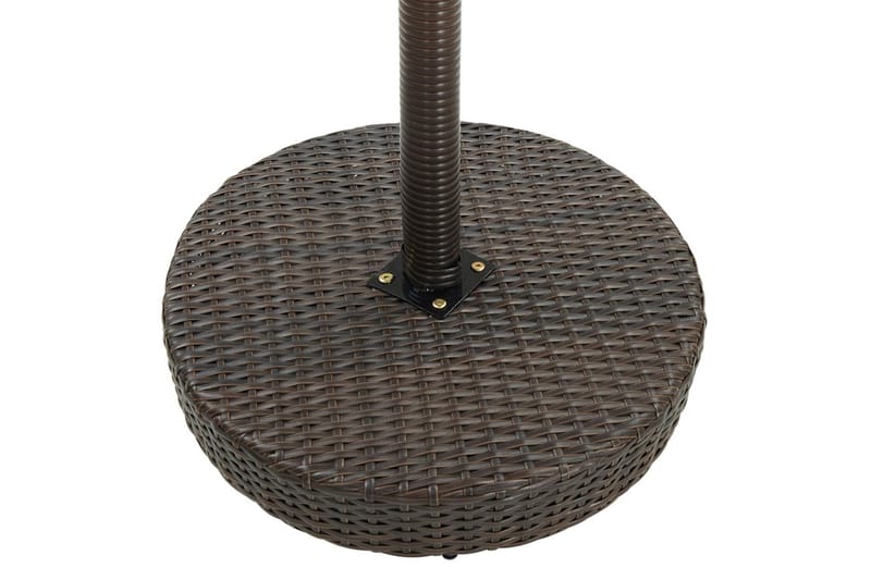 Trädgårdsbord och Utebord 75,5 cm Konstrotting - Brun - Utemöbler - Utebord & trädgårdsbord - Matbord utomhus