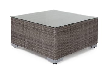 Wisconsin Divan/Bord Konstrotting/Grå/Brun - Hillerstorp - Utemöbler - Balkong - Balkongmöbler - Balkongbord