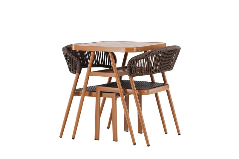 Amadora Balkonggrupp 2-sits - Brun - Utemöbler - Balkong - Balkongmöbler - Balkonggrupp & balkongset