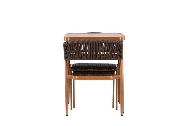 Amadora Balkonggrupp 2-sits - Brun - Utemöbler - Balkong - Balkongmöbler - Balkonggrupp & balkongset