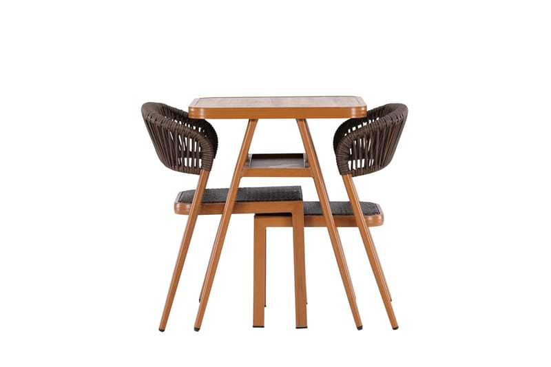 Amadora Balkonggrupp 2-sits - Brun - Utemöbler - Balkong - Balkongmöbler - Balkonggrupp & balkongset