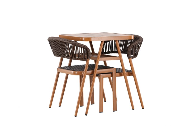 Amadora Balkonggrupp 2-sits - Brun - Utemöbler - Balkong - Balkongmöbler - Balkonggrupp & balkongset