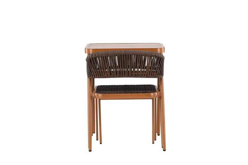 Amadora Balkonggrupp 2-sits - Brun - Utemöbler - Balkong - Balkongmöbler - Balkonggrupp & balkongset