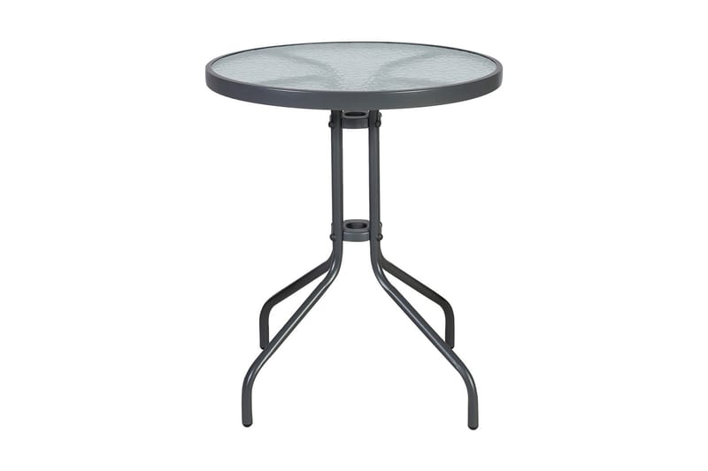 Balkong set BISTRO Utebord och 2 Utestolar D60xH70 grå - Utemöbler - Balkong - Balkongmöbler - Balkonggrupp & balkongset