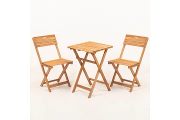 Natsume Caféset - Valnöt - Utemöbler - Balkong - Balkongmöbler - Balkonggrupp & balkongset