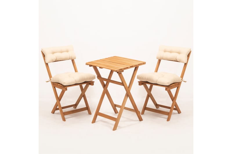 Natsume Caféset - Valnöt - Utemöbler - Balkong - Balkongmöbler - Balkonggrupp & balkongset