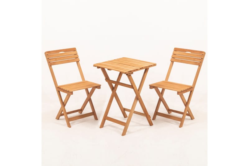 Natsume Caféset - Valnöt - Utemöbler - Balkong - Balkongmöbler - Balkonggrupp & balkongset