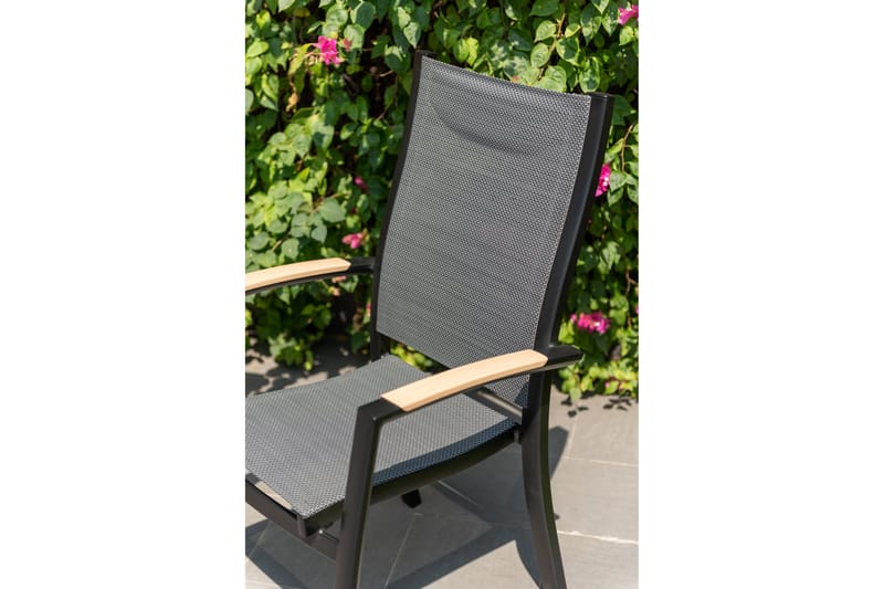 Panama Caféset 50x50 cm + 2 Utestolar Grå - Lifestyle Garden - Utemöbler - Balkong - Balkongmöbler - Balkonggrupp & balkongset
