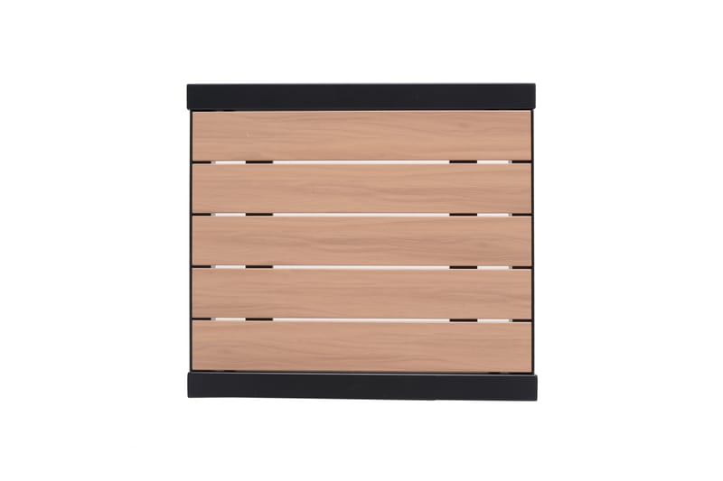 Panama Caféset 50x50 cm + 2 Utestolar Svart - Lifestyle Garden - Utemöbler - Balkong - Balkongmöbler - Balkonggrupp & balkongset